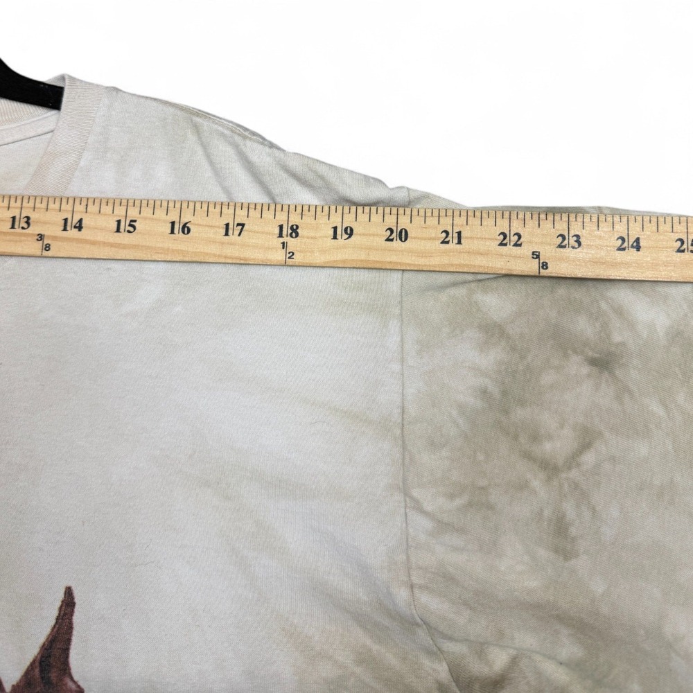 Vintage The Mountain Boston Terrier Dog T Shirt Mens L Tie Dye Graphic Y2K - Picture 8 of 10